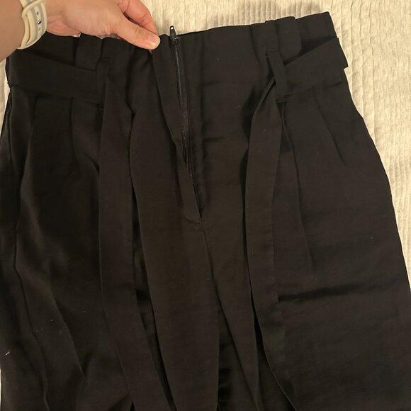 Black Paper Bag Pants - H&M - Size 4 - Picture 5 of 5